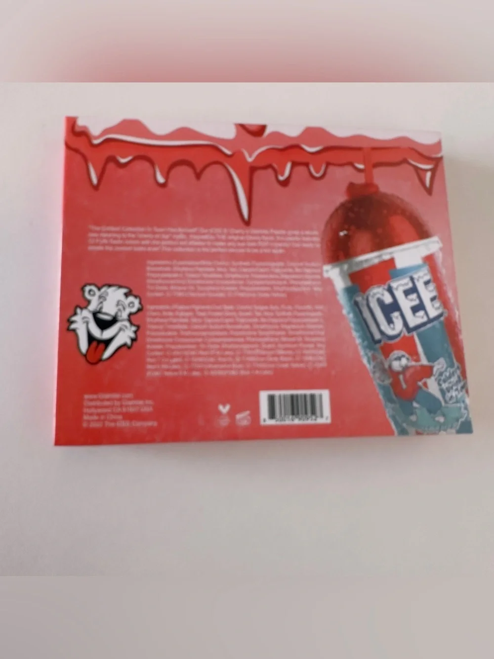New Glamlite x ICEE Cherry Eyeshadow Palette